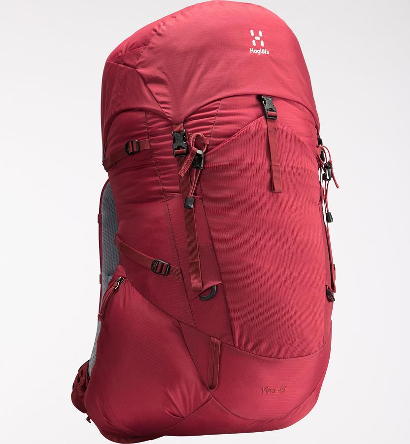 Haglöfs Womens Vina 40 Hiking Backpack Red New Zealand 41576EAXJ